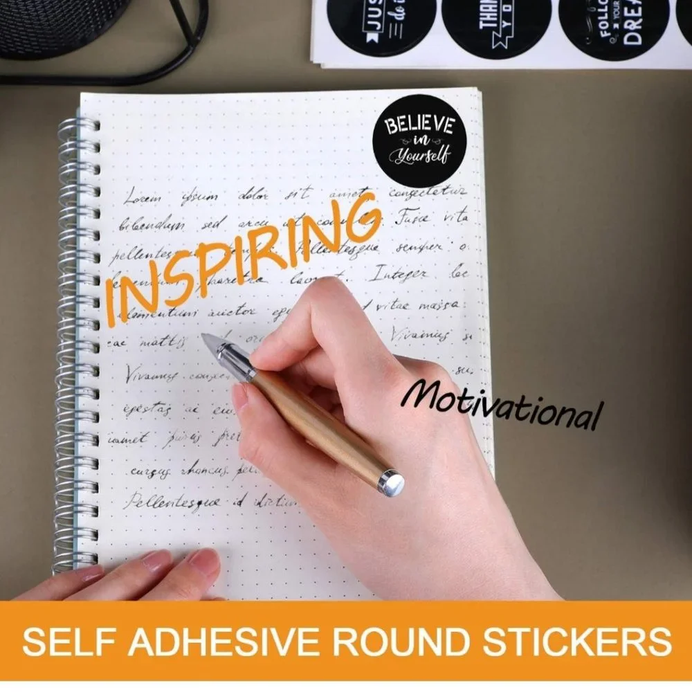 120 Positive Affirmation, Inspirational, Motivational Stickers 1.5